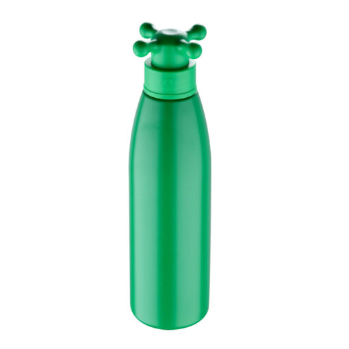 Benetton Home, Single Wall Water Bottle 750ML SS Green W/ Tap LID Rainbow Be, BE-0810-GR-HU