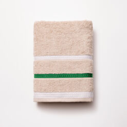 Benetton Home, Hand Towel 50x90cm 450Gms 100% Cotton Beige W/Stripes Neutral Be, BE-0926-BG-KF