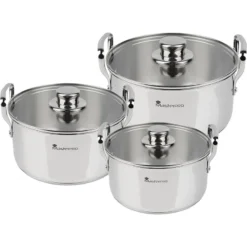 Masterpro BGMP-2145 Set 6Pc Cookware Stainless Steel Ind Smart
