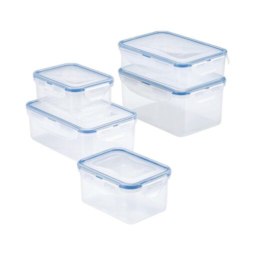 Lock&Lock PP Classic Colorbox 5P Set, HPL815SG5