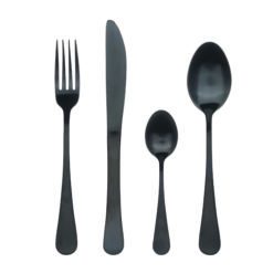 Bergner BG-5132-BK Set 24 Pcs Cutlery Ss