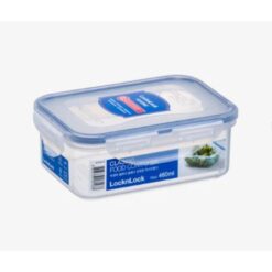 Lock&Lock Rectangular Short Food Container 460ML, HPL814