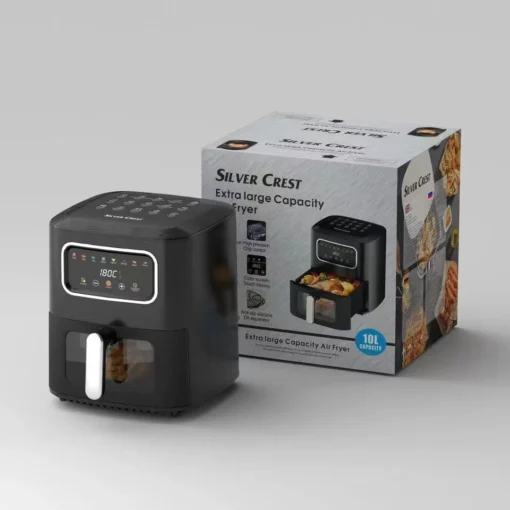 Silver Crest 10L Air Fryer 2400W - Black