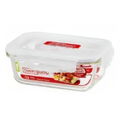 LocknLock 380ML Euro Glass Rectangular Container LLG422