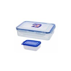 Lock & Lock 800ml Rectangular short food container (lunch box) HPL816L