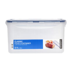 Lock & Lock Plastic Airtight Food Storage Container with Leak Proof Lid, 3.1 L