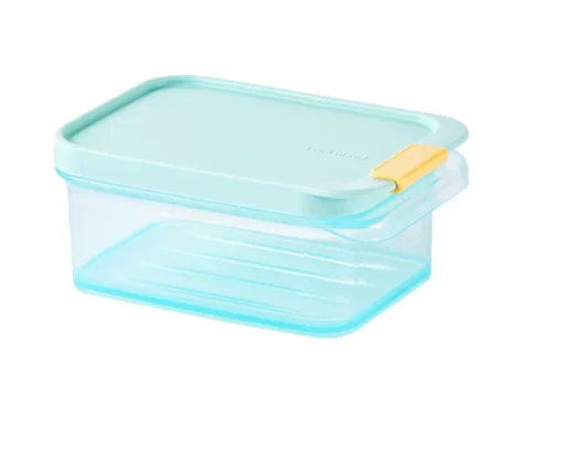 LocknLock Freezer Fit Container Rectangle 450ml – BPA-Free, Microwave & Dishwasher Safe HFL101