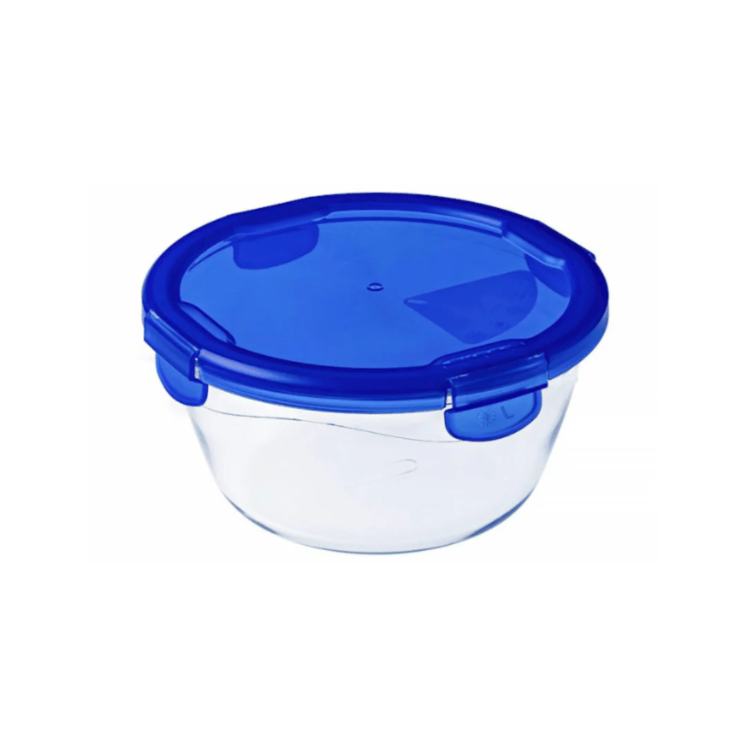 Pyrex Cook & Go Glass Round dish with lid, 1.6L (200428)