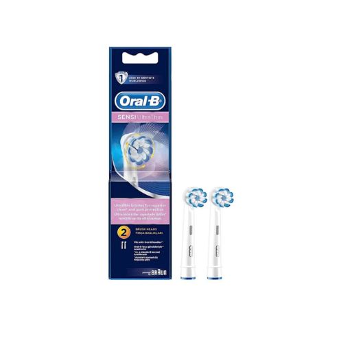 Oral-B EB60-2 Sensi Ultra Thin Replacement Toothbrush Heads - Pack of 2 (227160)