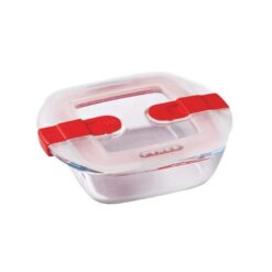Pyrex Cook & Heat Glass Square Dish With Lid, 1L (232276)