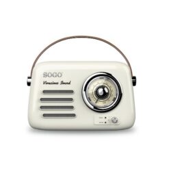 Retro Radio With Bt Speaker Cream SS-8640