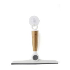 Full Circle Wipe Out Pivoting Shower Squeegee with Hanging Hook