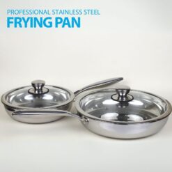 Stainless Steel Frying Pan Set
