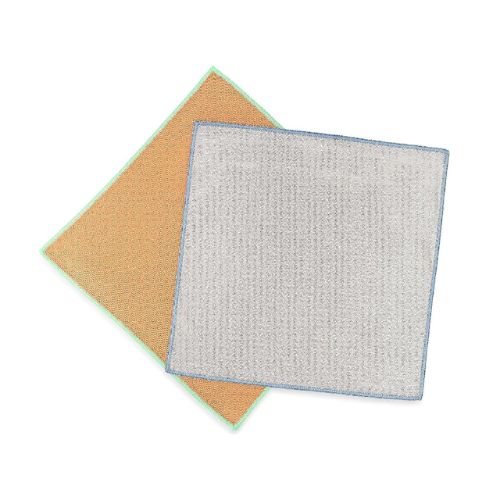 Full Circle Glass Cleaning Recycled Microfiber Cloths Set of 2